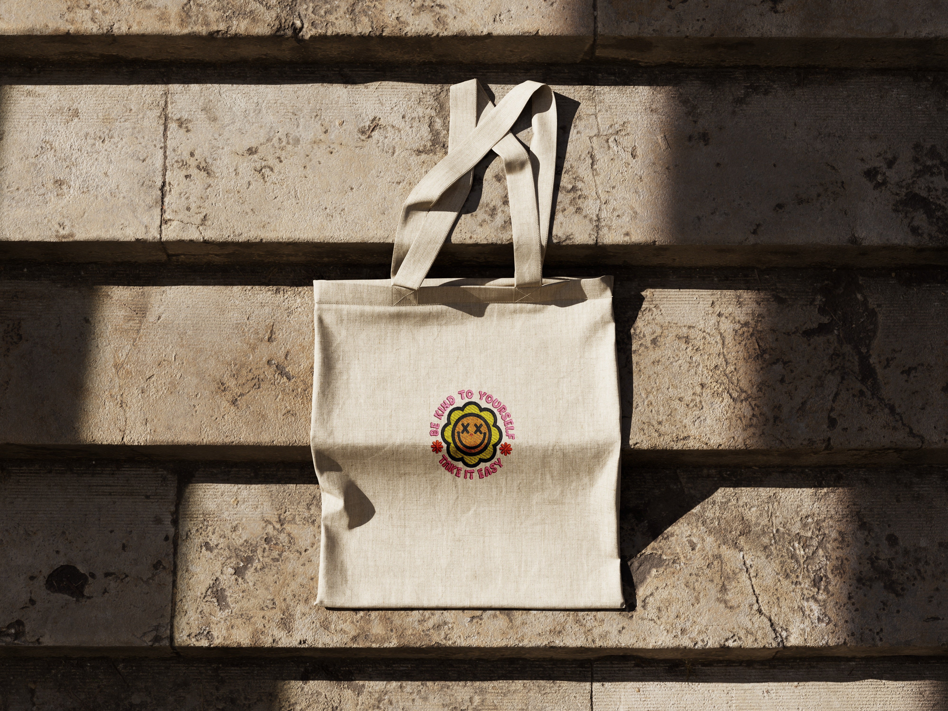 Be kind to yourself – take it easy tote