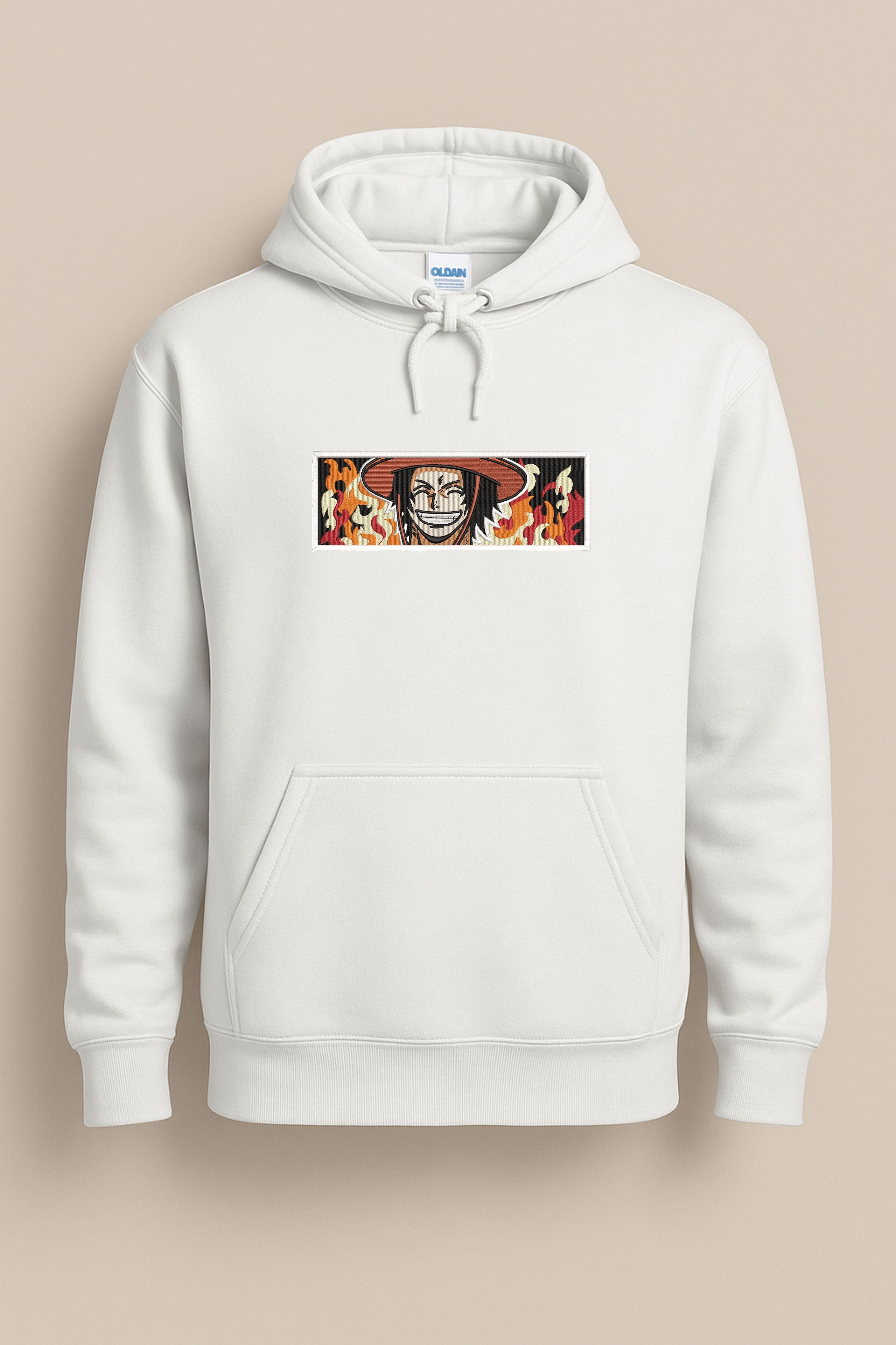 Hanorac cu One Piece Portgas D. Ace Box