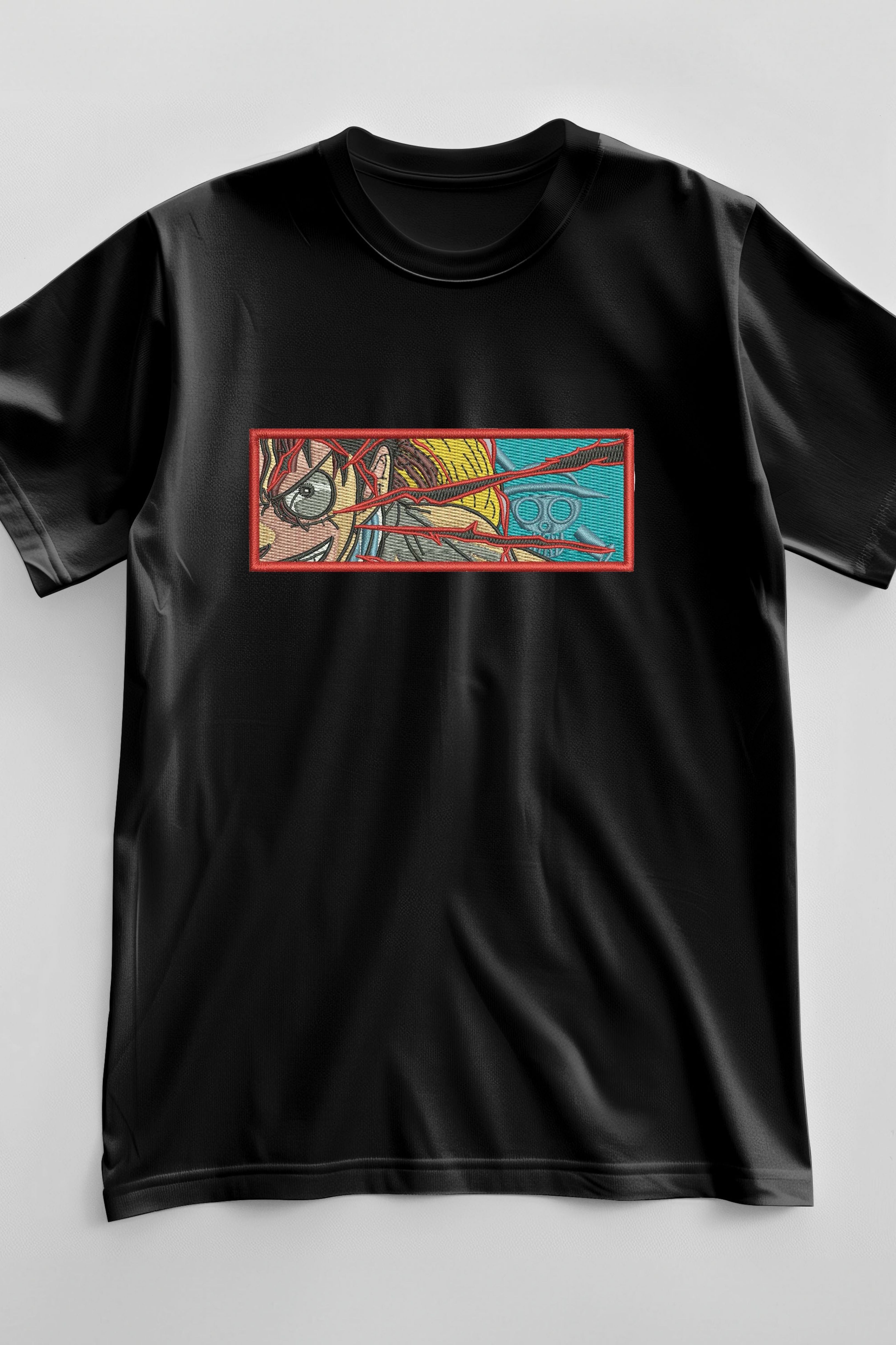 Tricou  cu One Piece Rectangle Haki