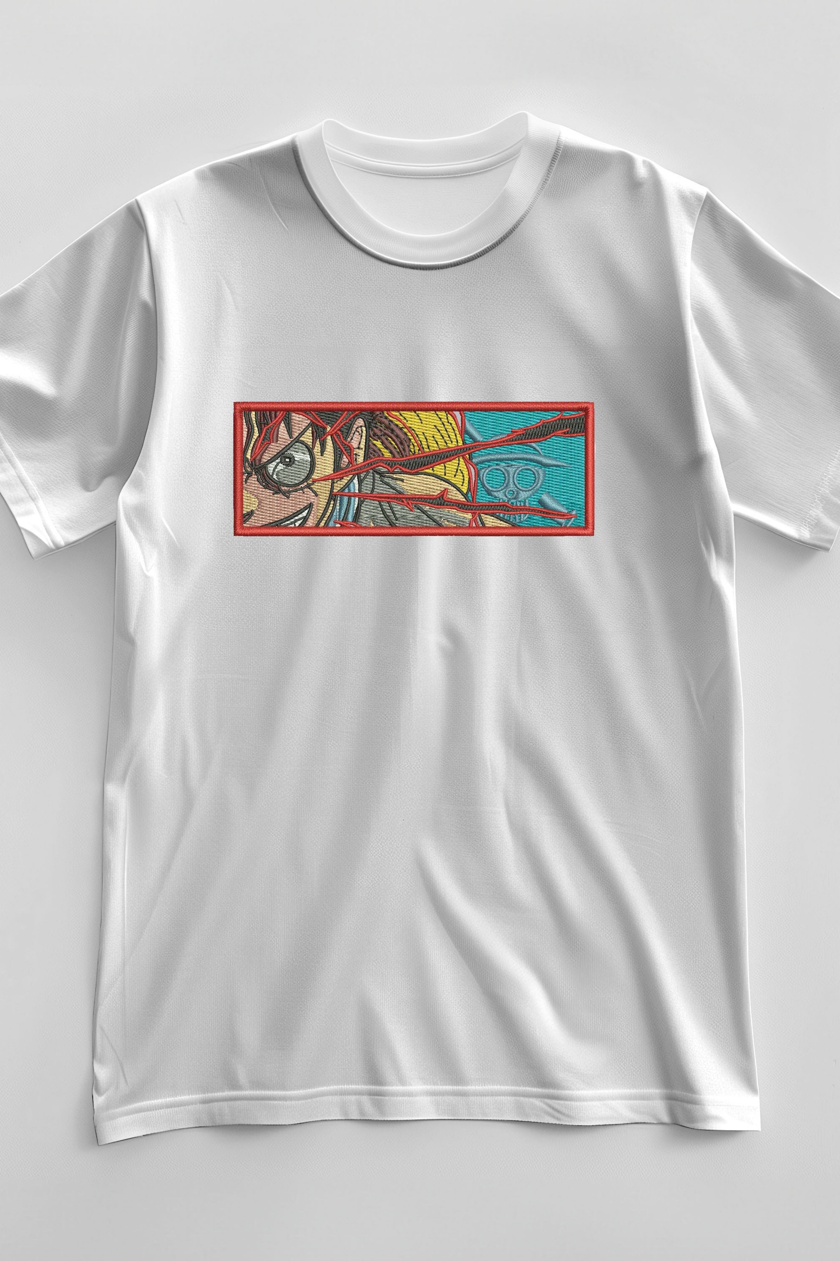 Tricou  cu One Piece Rectangle Haki