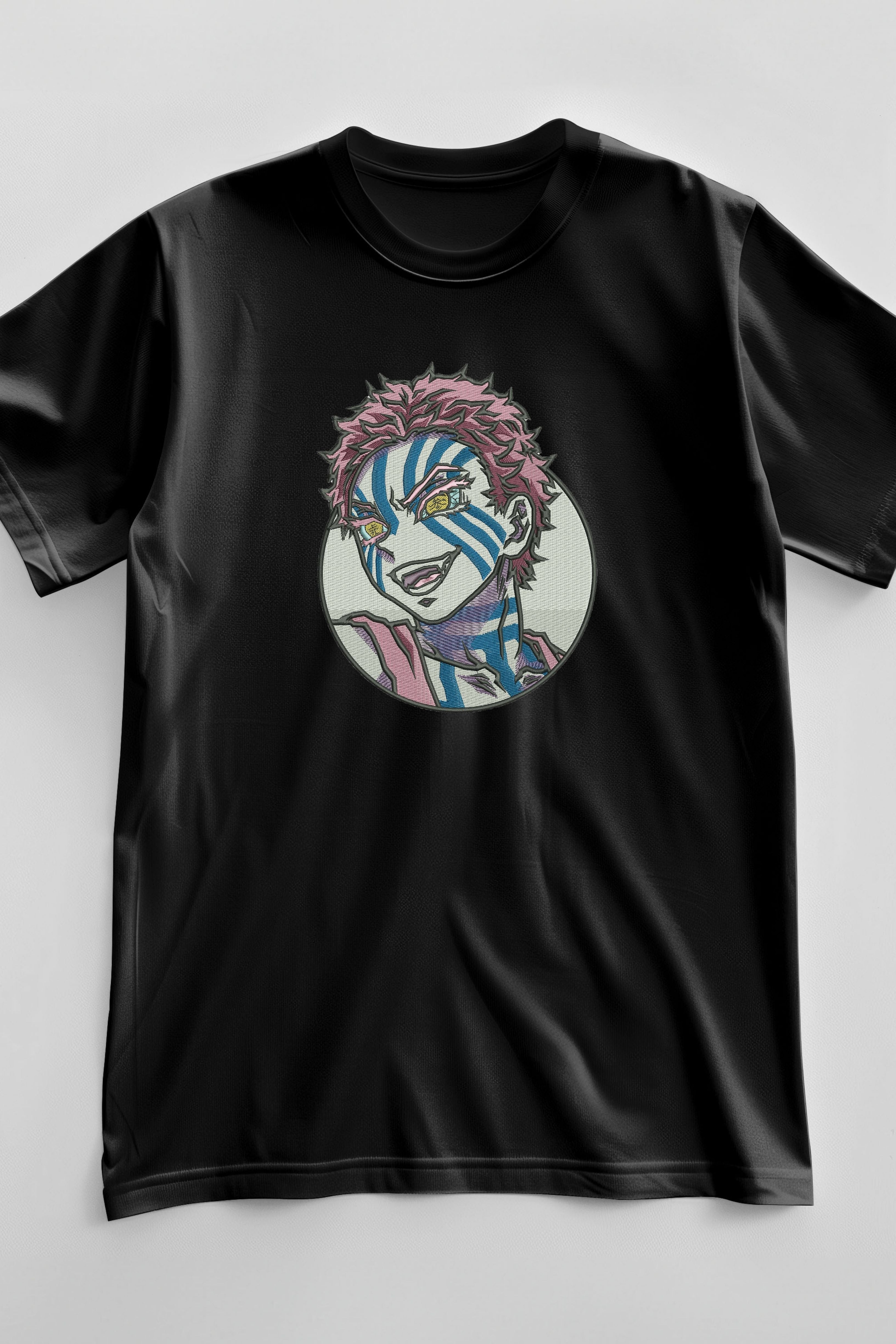 Tricou cu Demon Slayer Akaza Round