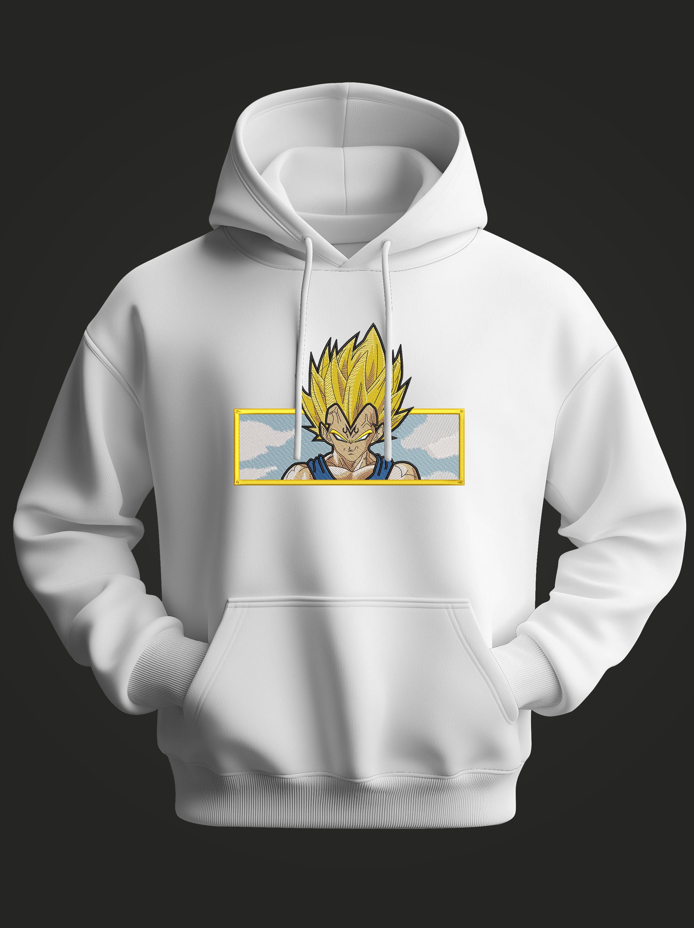 Hanorac cu Dragon Ball Vegeta Saiyan