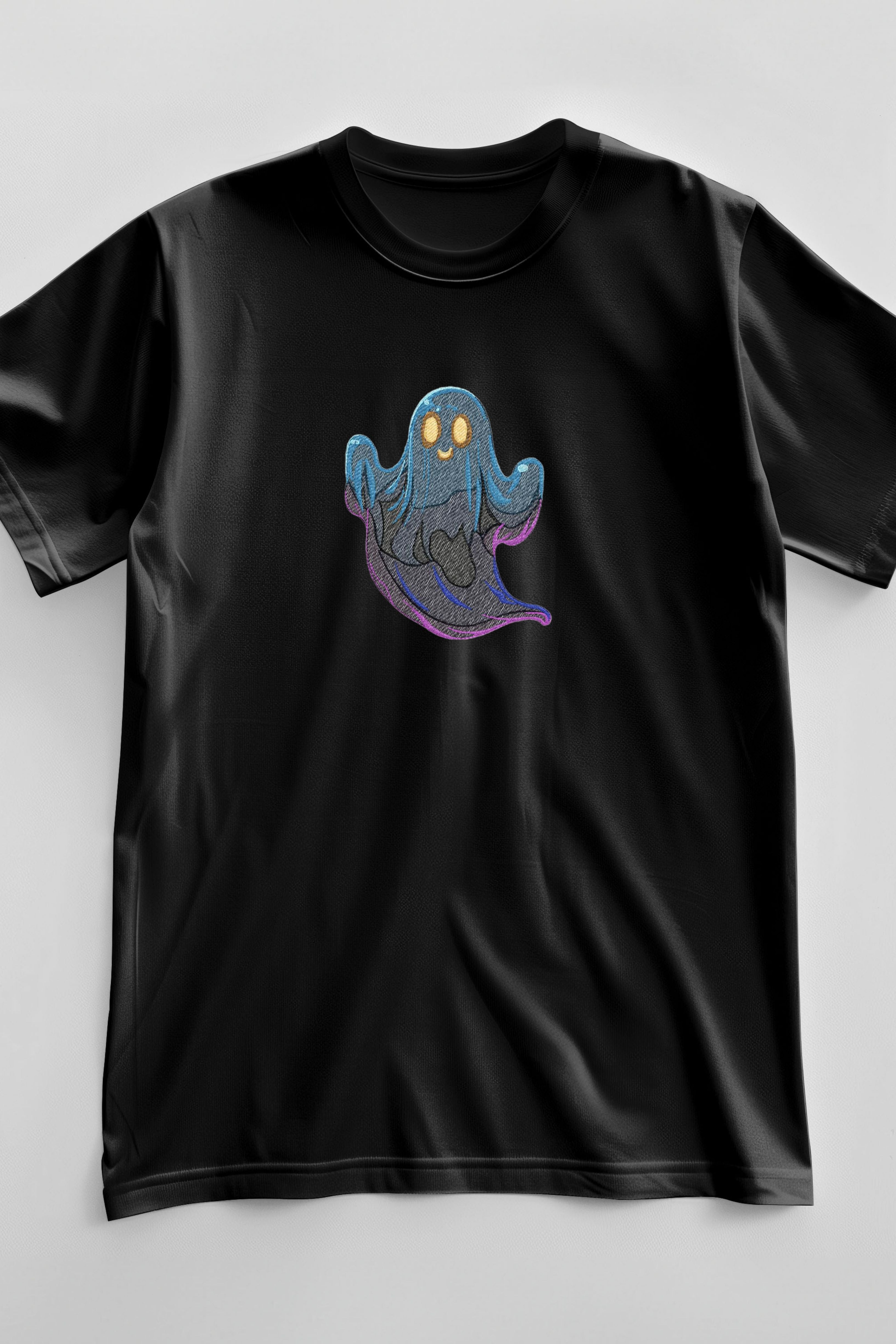 Tricou cu fantomă neon