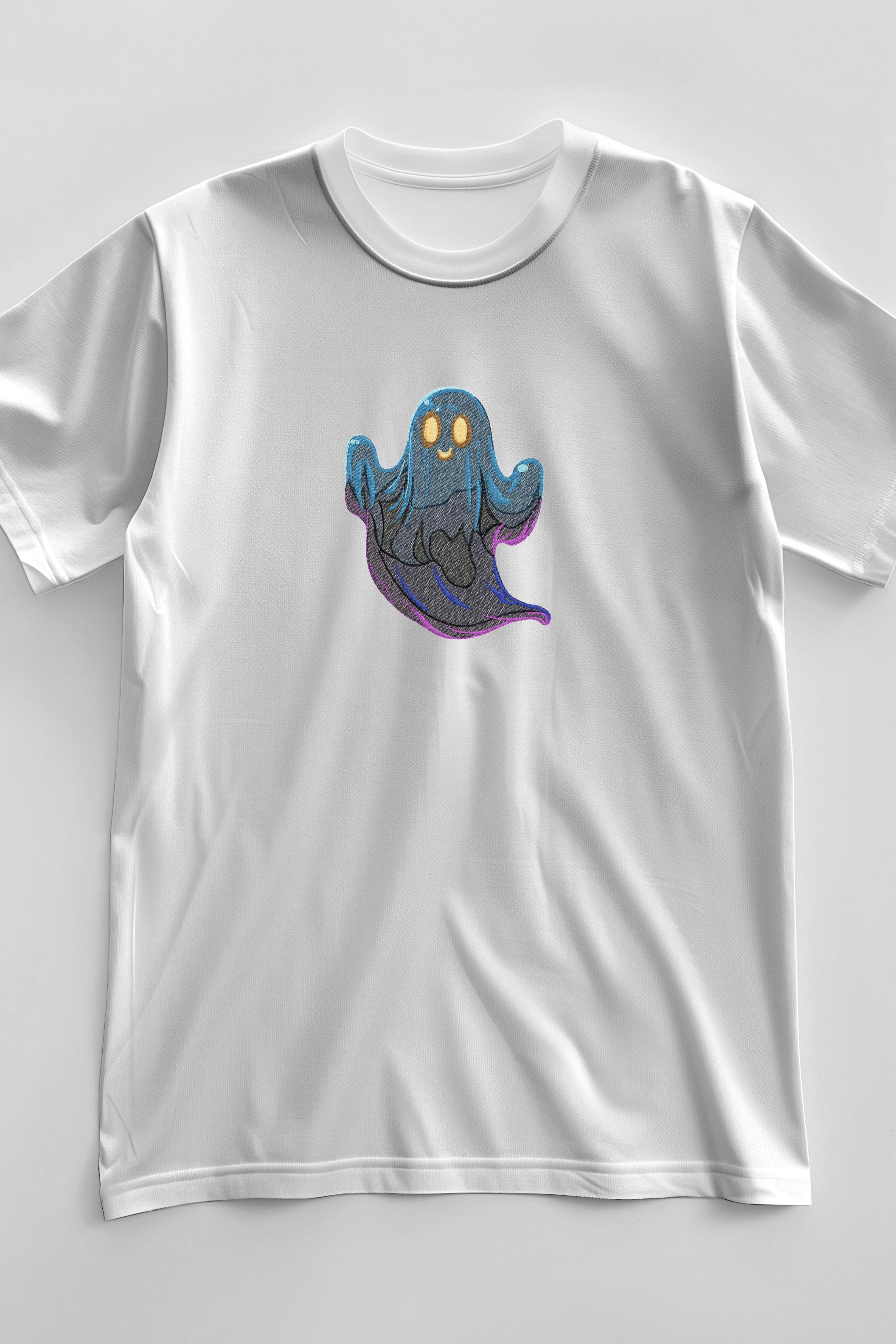 Tricou cu fantomă neon