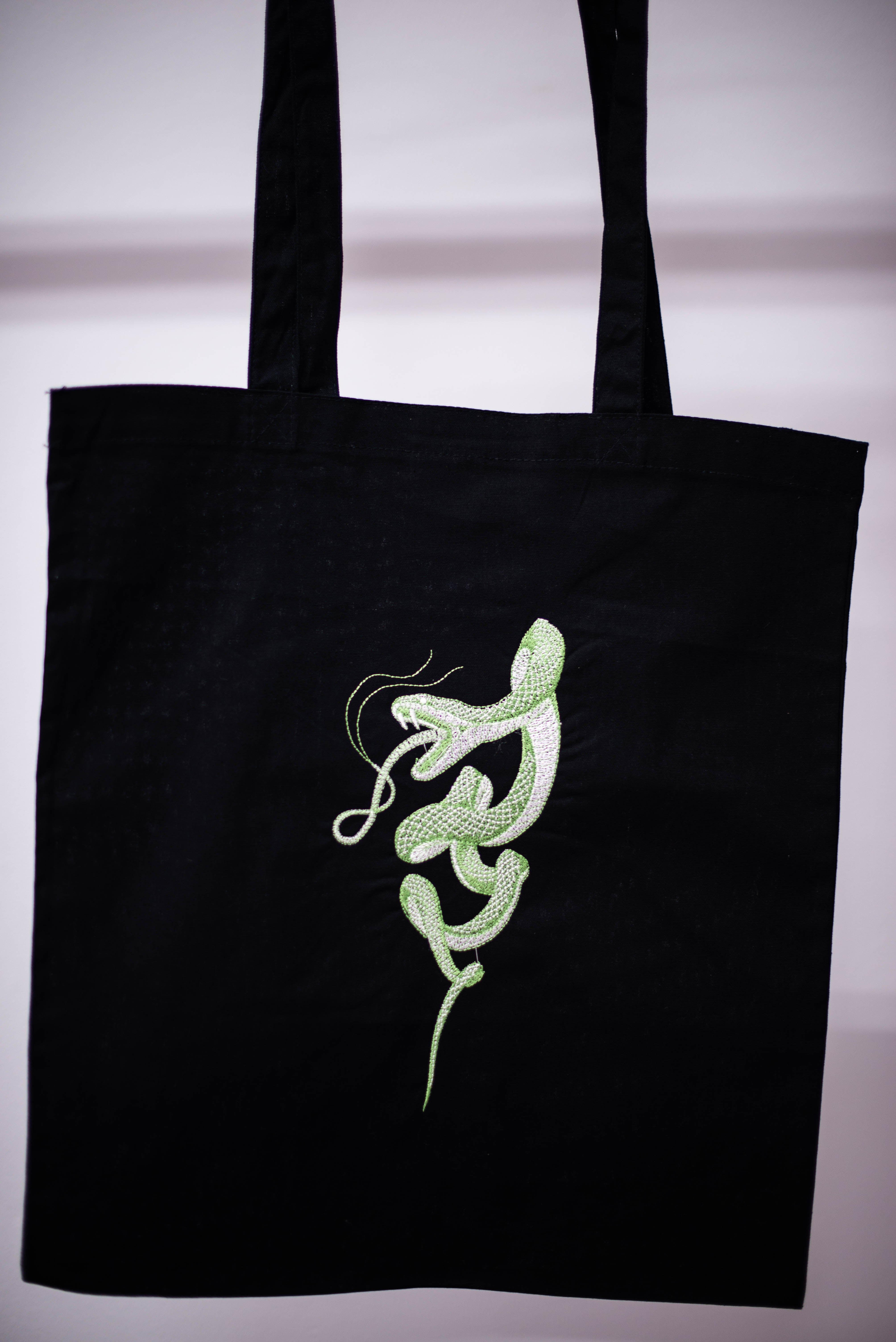 Tote bag Șarpe Verde