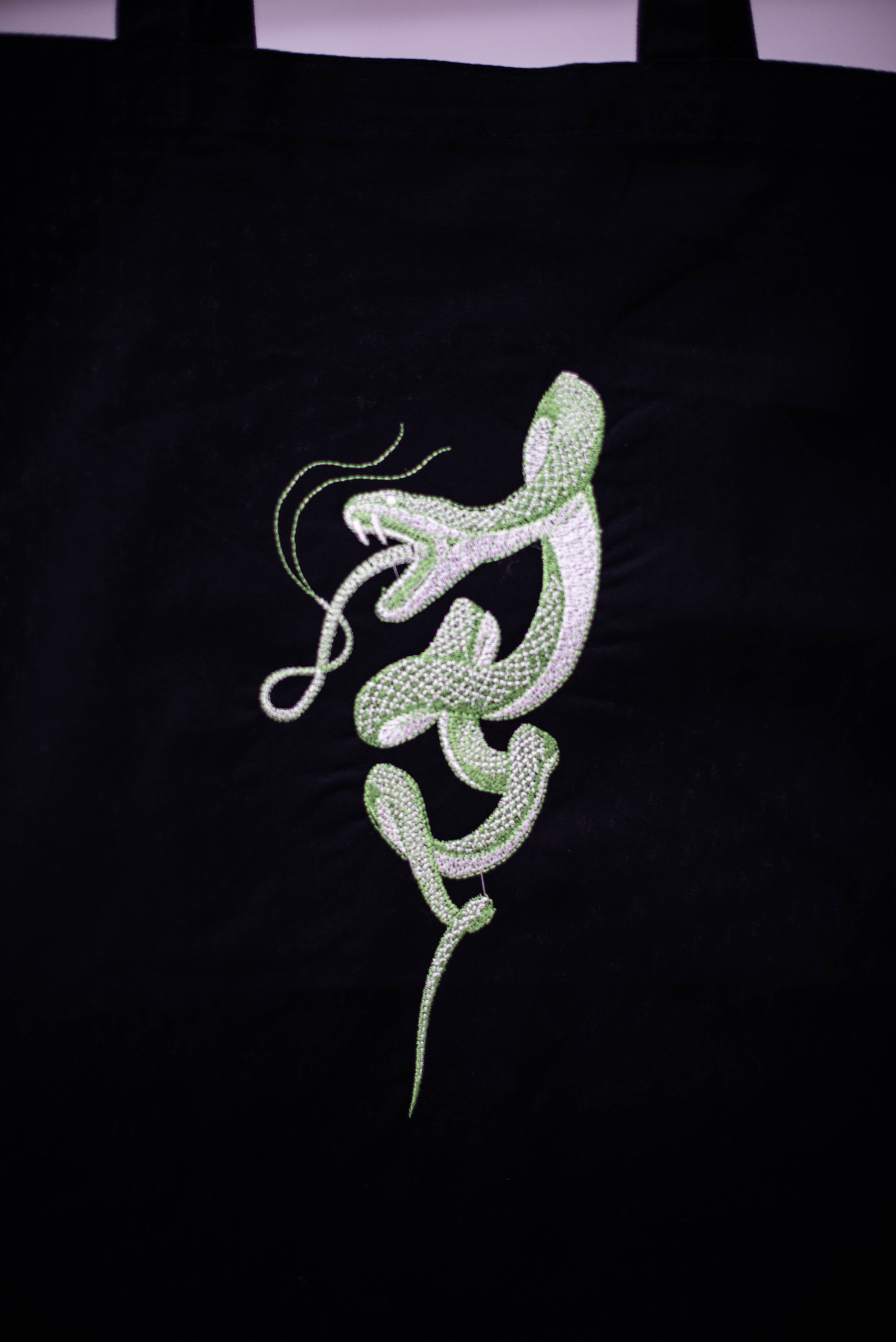 Tote bag Șarpe Verde