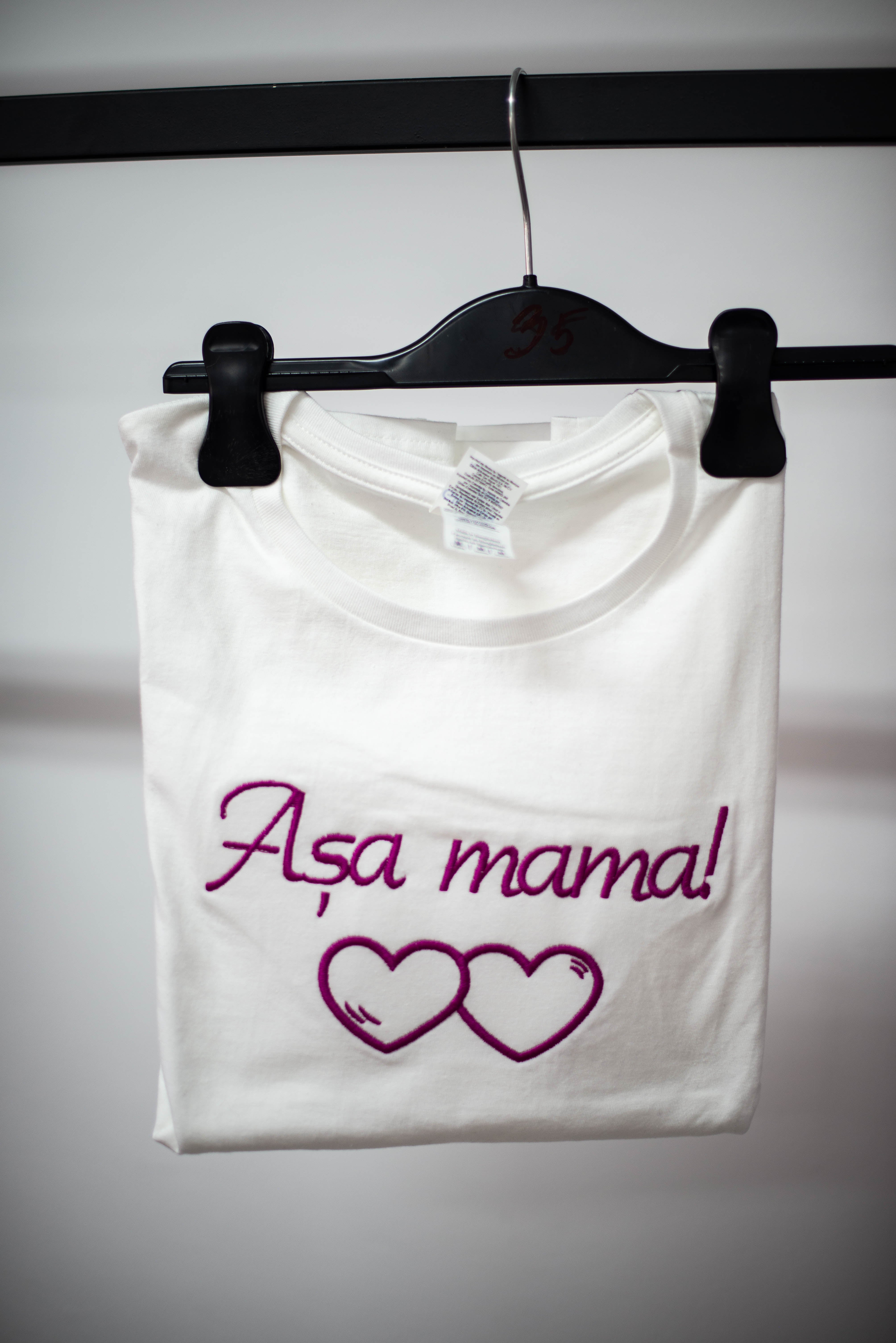 TRICOU ALB AȘA MAMA