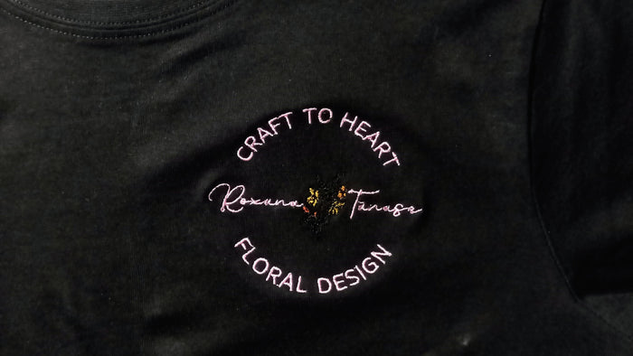 Broderie personalizată în atelierul The Sparrow