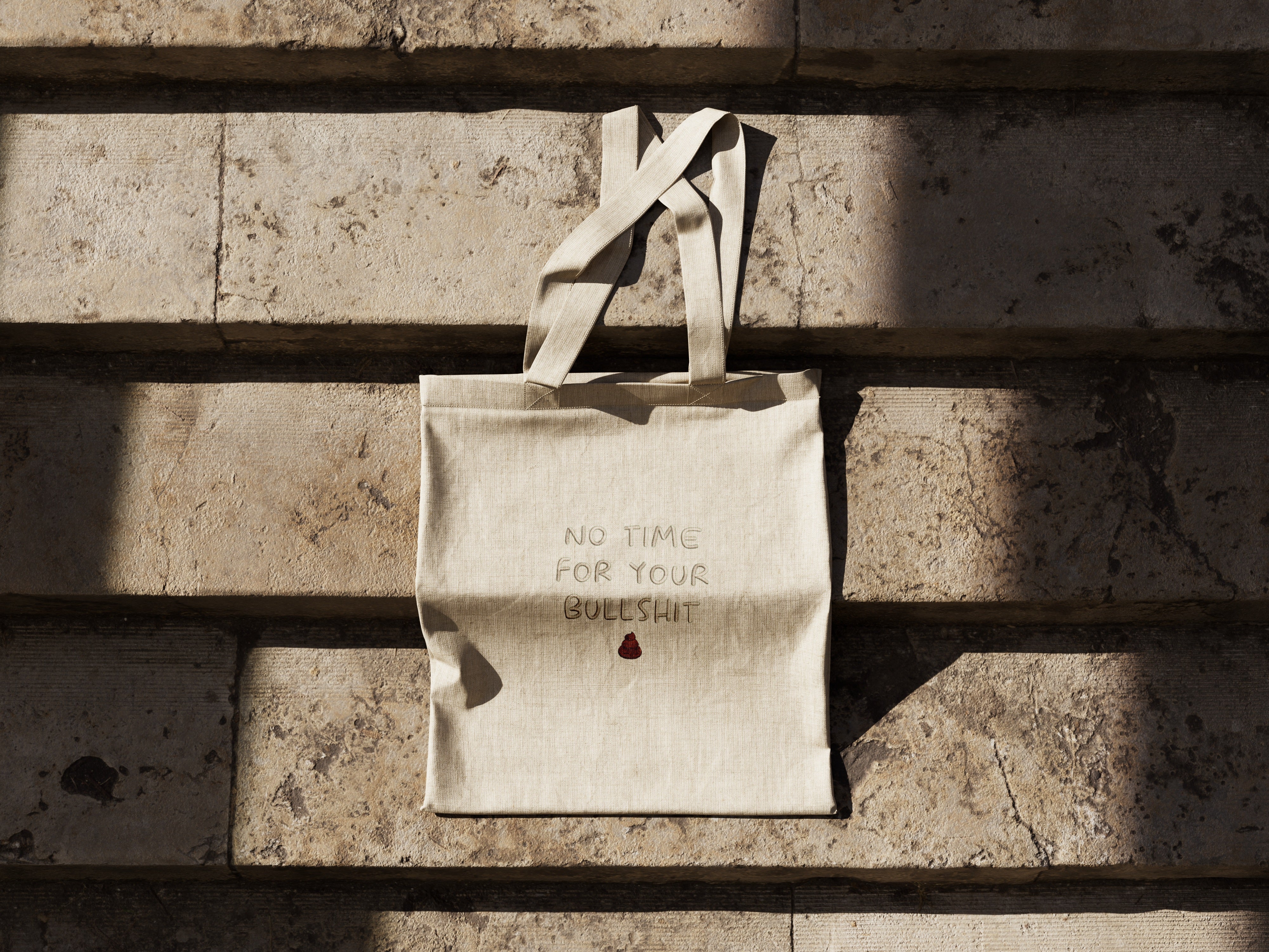 No time for your bullshit tote